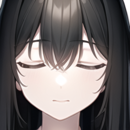 simplebackgroundgrayeyesblacklonghairgamecgclosedeyes2318219080_ce98be028da4